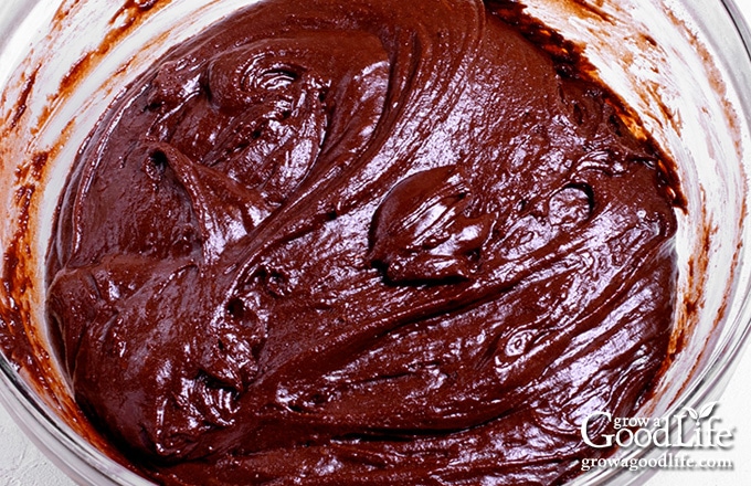 chocolate cookie dough in a bowl