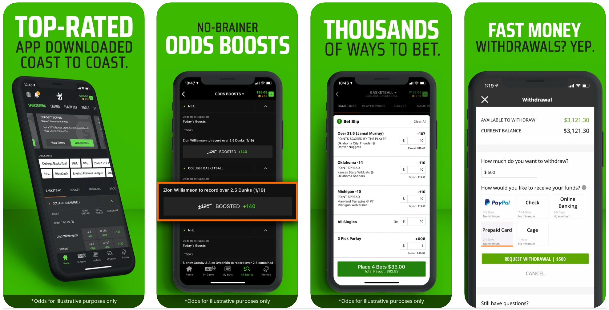 DraftKings Sportsbook Mobile App