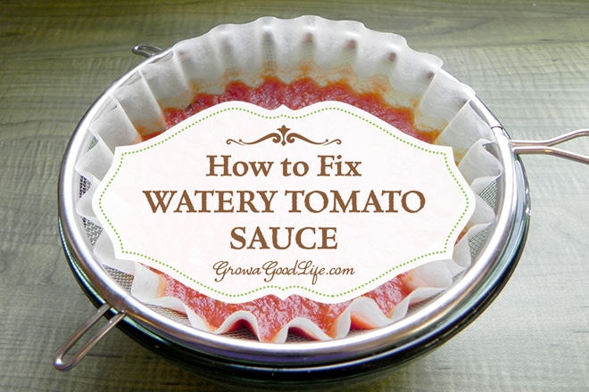 How to Fix Watery Tomato Sauce