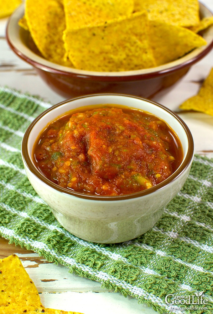 This tomato salsa recipe adds delicious depth of flavor from grilling the vegetables. The flavors transform to a delightful blend of sweet, smoky char, with a spicy kick that makes you crave for more.