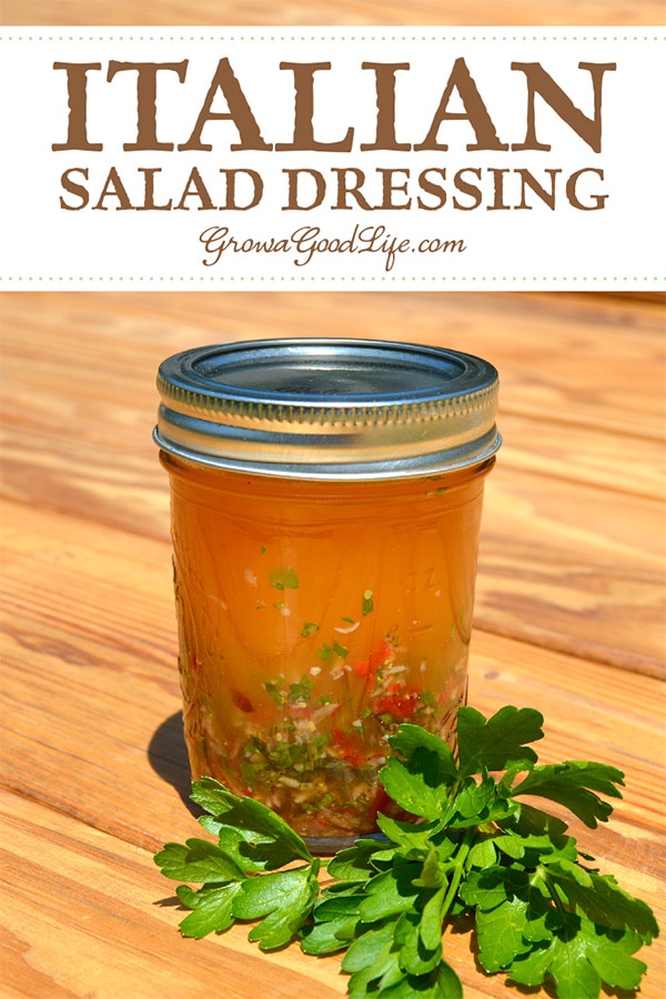 Making your own Italian salad dressing from scratch is really easy. It only takes a few minutes to prepare the ingredients and shake up a jar. Use this Mason jar Italian salad dressing recipe as a guideline and modify it to your own palate.