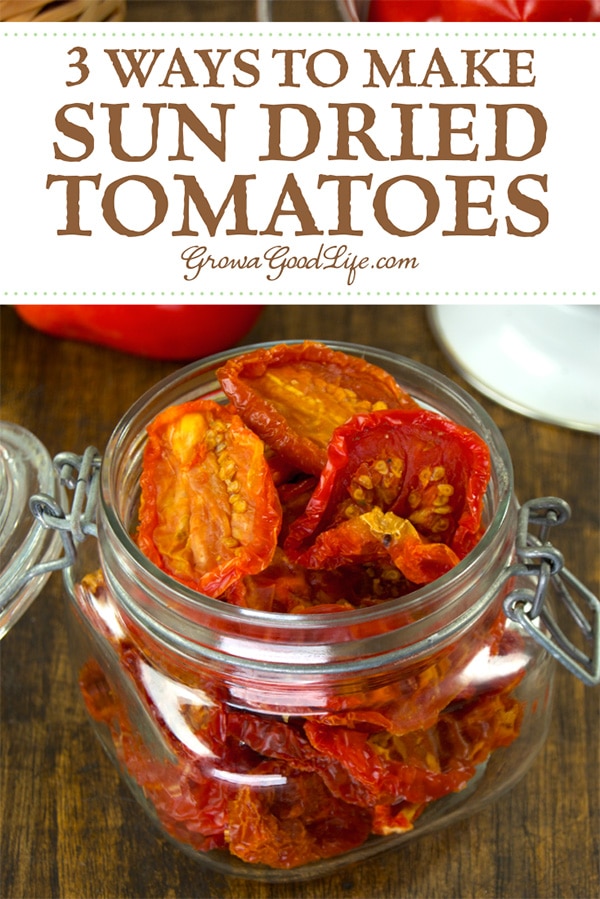 No sunshine required to make these homemade sun dried tomatoes. Learn how to make sun dried tomatoes in the sun, oven, and food dehydrator.