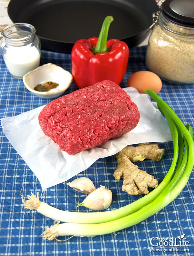 ingredients for making sweet and sour meatballs