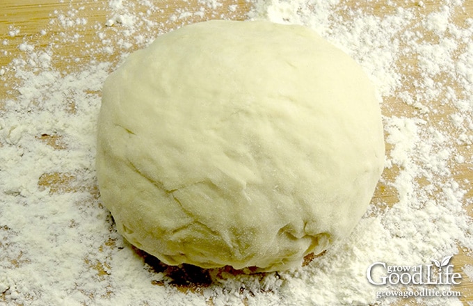 dough ball on the table